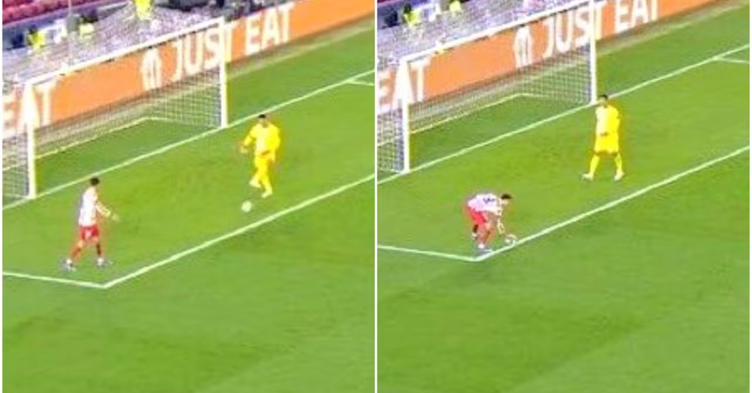 Barcelona Denied a Clear Penalty In a Bizarre Moment