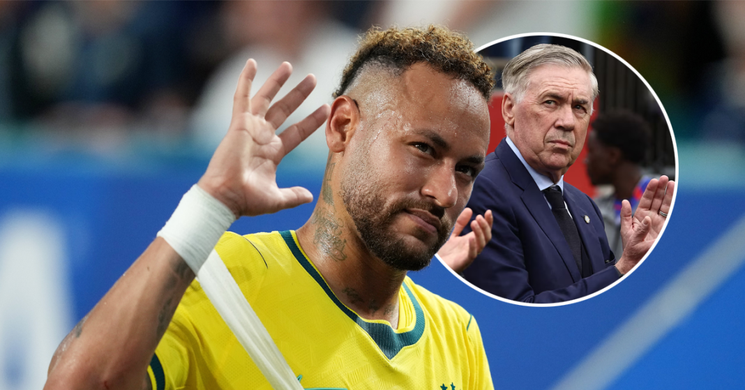 Ancelotti honestly discusses Neymar after Brazil exit