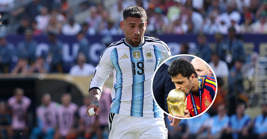Otamendi furiously confronts Rodri after dramatic Spain win