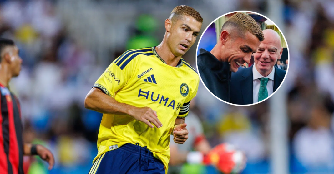 Ronaldo’s reaction after FIFA president meeting goes viral