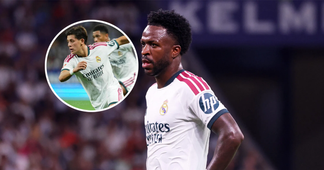 Vinícius Jr shows frustration with Arda Güler after victory over Espanyol