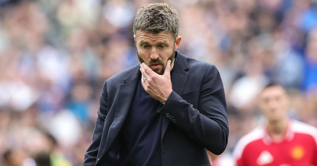 Man Utd Fans criticise Michael Carrick’s substitutions after Everton draw