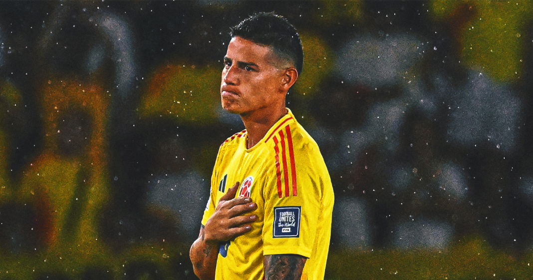 James RodrÃguez officially retires after the 2026 World Cup