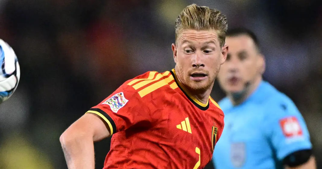 Belgium star loses his cool with referee over controversial new rule against France