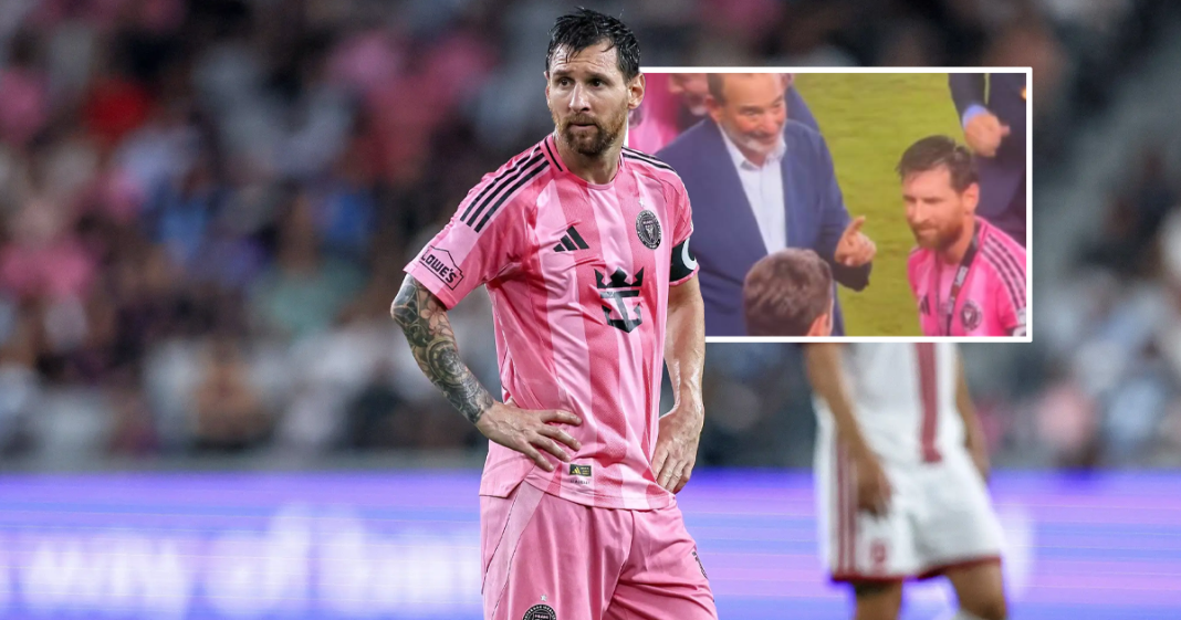 Messi involved in heated exchange with MLS commissioner after Inter Miami title win