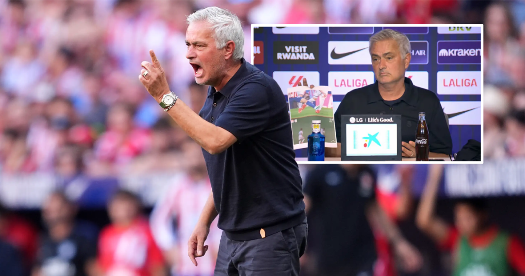 Mourinho brings ‘red card evidence’ to press conference after Madrid derby controversy