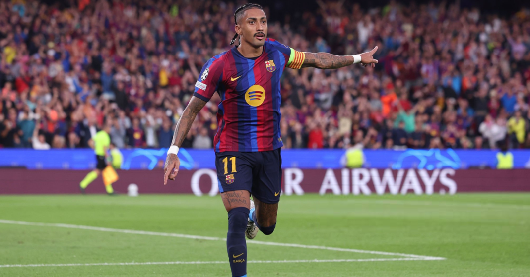 Raphinha makes Barcelona history with record even Messi never achieved