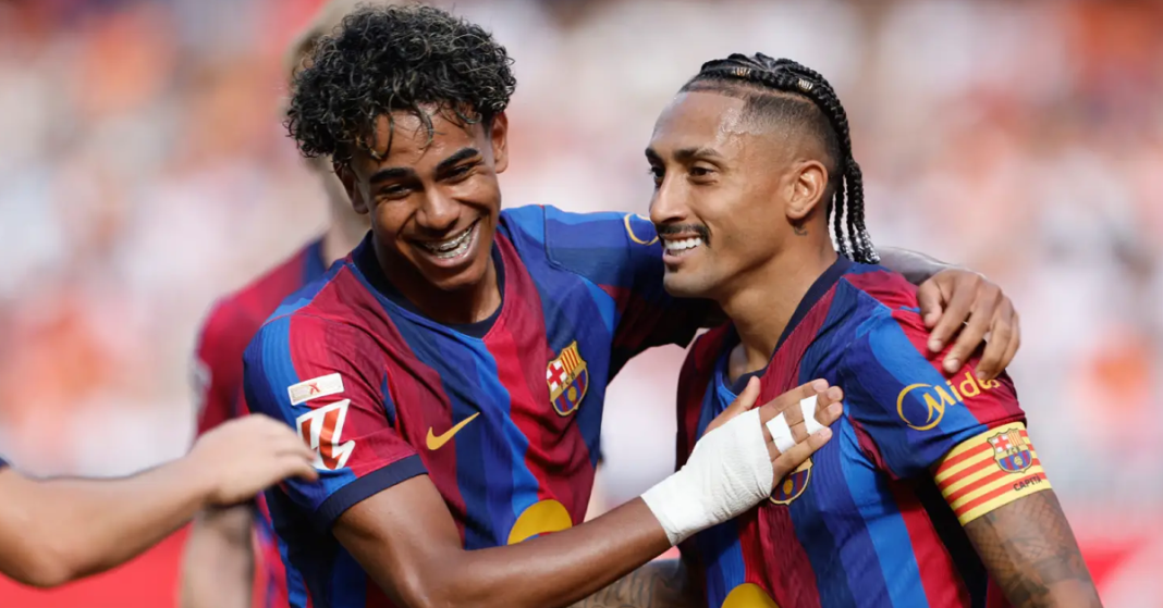 Barcelona star beats Ronaldo and matches Messi with amazing LaLiga unbelievable record