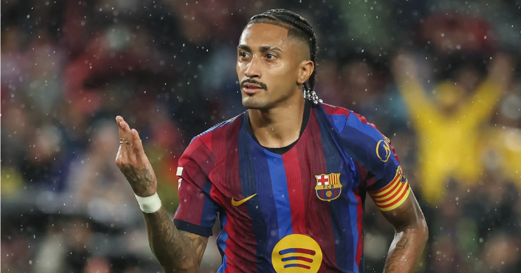 Raphinha responds to Mbappé with hat-trick and retakes La Liga scoring lead