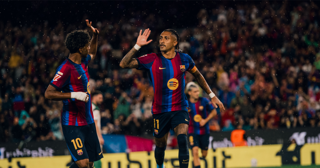 Barcelona set a milestone not seen in over a century after Racing victory