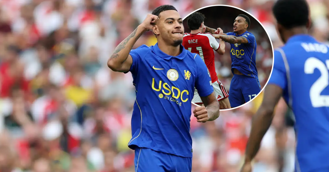 Arsenal fans taunt Morgan Rogers during Chelsea defeat
