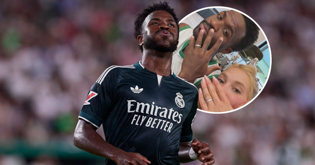 Vinicius Jr’s girlfriend confirms engagement to Real Madrid star after one year of dating