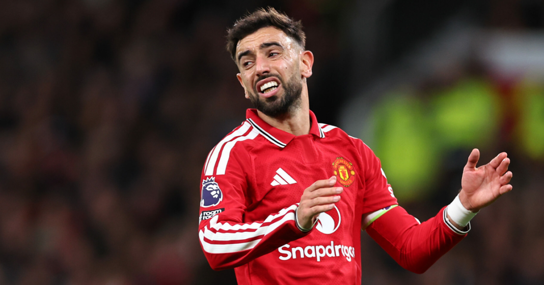 Carrick says Bruno Fernandes is no longer guaranteed a starting place at Man Utd