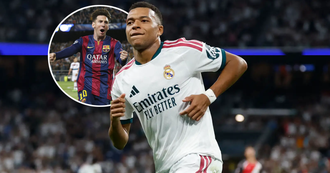 Kylian Mbappe breaks Messi’s record to make Champions League history