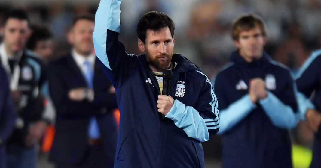 Messi faces criticism after awkward moment with opposition player in Argentina farewell