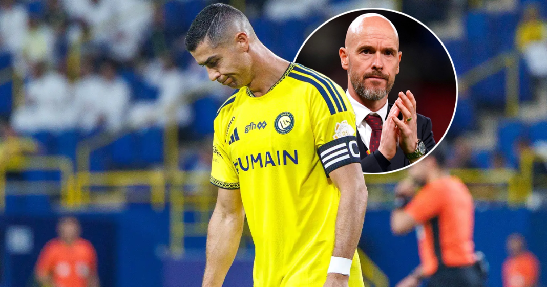 Ronaldo’s surprising reaction after missing a penalty amid Ten Hag controversy
